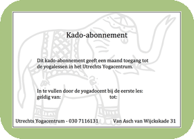 foto yoga kado abonnement